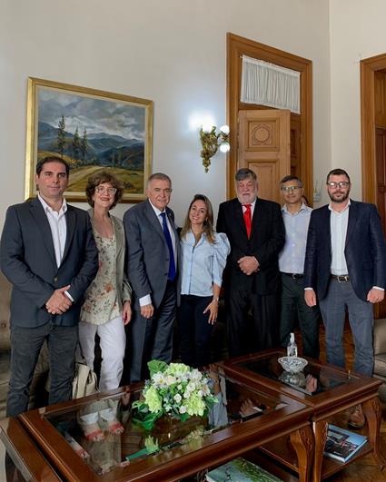 El gobernador, Osvaldo Jaldo, se reunió con miembros de la Unión Industrial de Tucumán