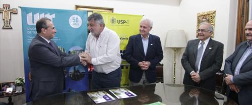 Se celebro un convenio entre la UIT y la USP-T