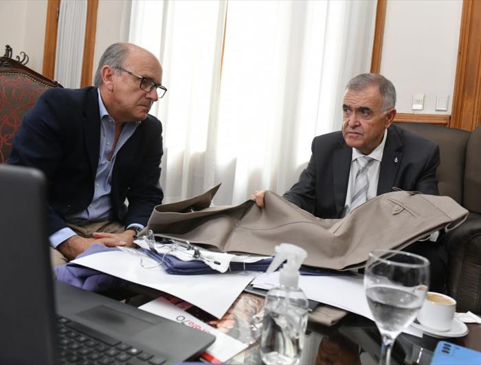 La textil Santista presentó al Gobernador un plan de inversiones por U$D 9 millones 